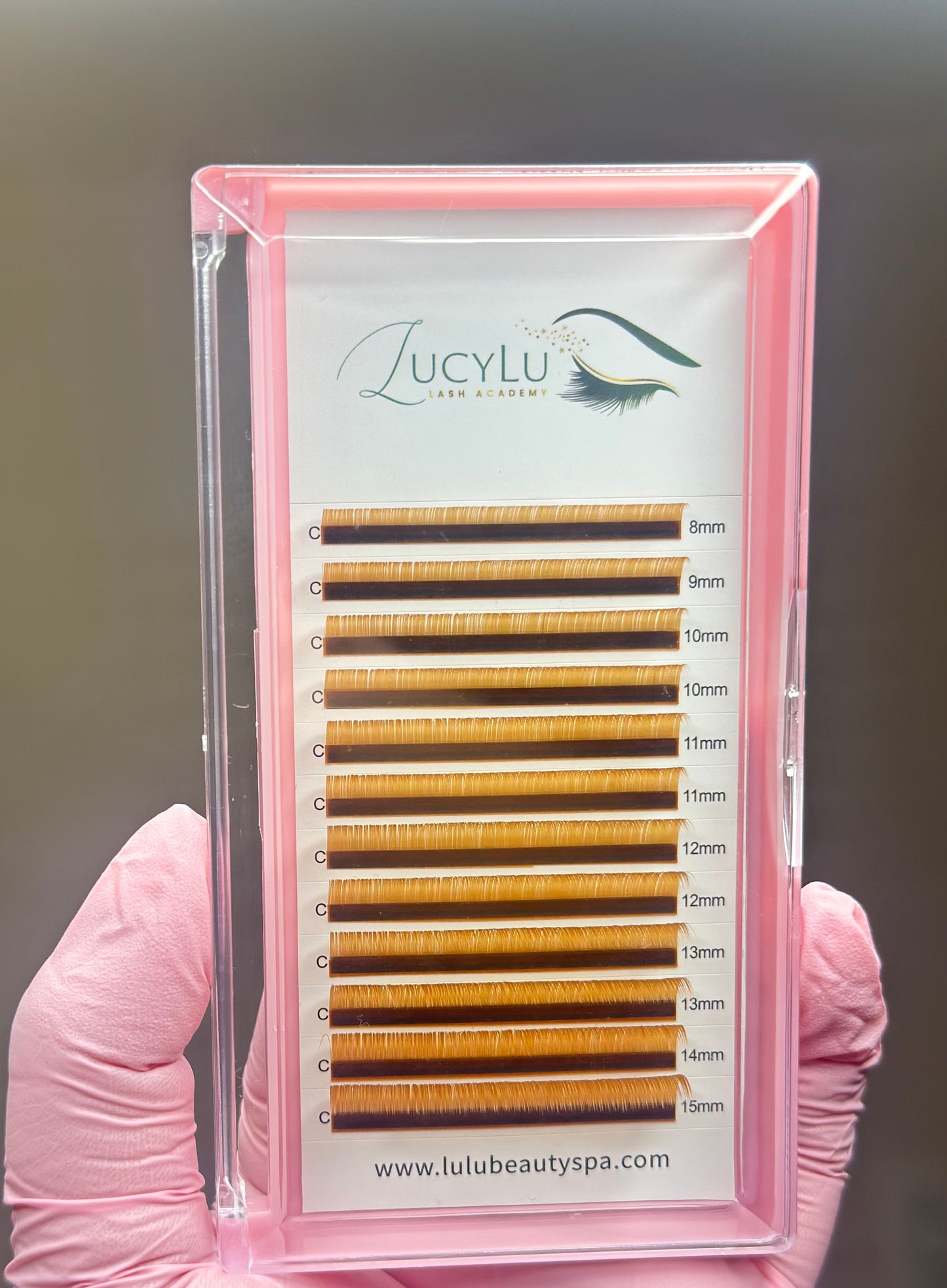 Lashes light Brown 0.05 Mix